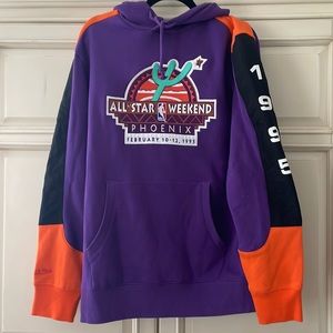 Mitchell and Ness vintage 1995 Hoodie size L -NBA Allstar Weekend Phoenix